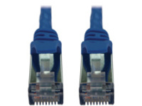 Eaton Tripp Lite Series Cat6a 10G Snagless Shielded Slim STP Ethernet Cable (RJ45 M/M), PoE, Blue, 3 ft. (0.9 m)