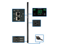 Tripp Lite 2.9kW Single-Phase Monitored PDU with LX Platform Interface, 120V Outlets (24 5-15/20R), L5-30P Plug, 0U Vertical, TAA
