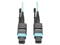 Tripp Lite 5M MTP/MTO Multimode Cable 12 Fiber 40 GbE OM3 Aqua M/F 16ft 16' 5 Meter