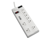 Tripp Lite 8-Outlet Surge Protector with DSL/Phone Line/Modem Surge Protection