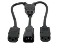 Tripp Lite C14 Male to C13 Female Splitter, PDU Style