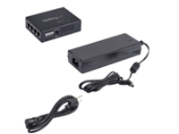 StarTech 4-Port Gigabit PoE+ Midspan, Power over Ethernet Injector