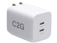 C2G Dual USB-C Power Adapter