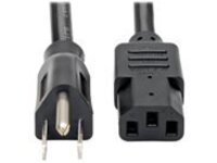Tripp Lite 3ft Computer Power Cord Cable 5-15P to C13 Heavy Duty 15A 14AWG 3&#x27;