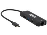 Eaton Tripp Lite Series USB C Multiport Adapter, 4K @ 60 Hz HDMI, USB-A, Gigabit Ethernet, 100W PD Charging, HDR, HDCP 2.2
