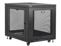 Tripp Lite 12U Rack Enclosure Server Cabinet Doors & Sides 300lb Capacity