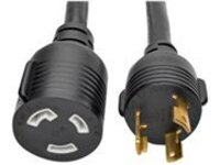 Tripp Lite Heavy-Duty Power Extension Cord, 30A, 10 AWG (NEMA L5-30P to NEMA L5-30R), Locking Connectors, 6 ft.