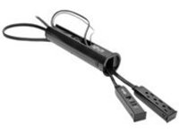 Tripp Lite 3-Outlet Desktop-Grommet Surge Protector, 10 ft. Cord, 900 Joules, 2 USB Charging Ports, RJ45, Black Housing