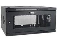 Eaton Tripp Lite Series SmartRack 6U Low-Profile Switch-Depth-Plus Wall-Mount Rack Enclosure Cabinet, Wide