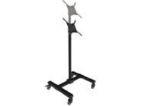 Tripp Lite Mobile Cart TV Stand Height-Adjustable Locking Casters 13-42in TVs and Monitors Black