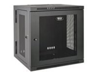 Tripp Lite 12U Wall Mount Rack Enclosure Server Cabinet Swinging Hinged Door Deep