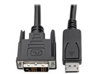 Tripp Lite DisplayPort to DVI-D Adapter Cable DP w/ Latches M/M 1080p 15ft DP to DVI