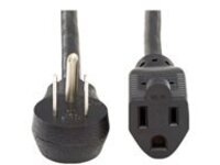 Tripp Lite Power Extension Cord, Right-Angle NEMA 5-15P to NEMA 5-15R