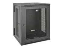 Tripp Lite 15U Wall Mount Rack Enclosure Server Cabinet Hinged Wallmount