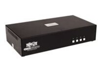 Tripp Lite Secure KVM Switch 4-Port Dual-Monitor HDMI 4K NIAP CAC PP3.0 TAA