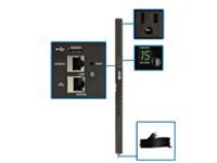 Tripp Lite 1.4kW Single-Phase Monitored PDU with LX Platform Interface, 120V Outlets (16 5-15R), 10 ft. Cord w/5-15P Plug, 0U, TAA