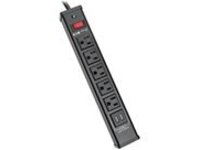 Tripp Lite 5-Outlet Surge Protector Power Strip with 2 USB Ports (3.4A Shared)