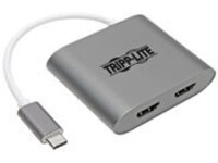 Tripp Lite USB C to HDMI Adapter Converter 2-Port Dual USB-C 3.1 4K@30Hz