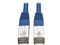 Tripp Lite 15' Cat5e Molded Shielded Patch Cable STP RJ45 M/M 350 Mhz Blue