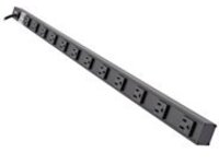 Tripp Lite 12 Outlet Power Strip 5-15R 15' Cord Vertical 5-15P 36" Black