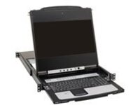 Eaton Tripp Lite Series DisplayPort KVM Console Switch 16-Port 17in LCD Dual Rail 1URM