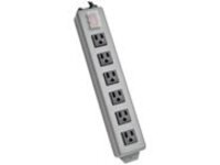 Tripp Lite Waber-by-Tripp Lite 6-Outlet (41.3 mm center-to-center spacing) Industrial Power Strip, 6-ft. Cord