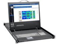 Tripp Lite Rack Console 1URM DVI, VGA for KVM Switch, 19" LCD 1080p Rackmount TAA
