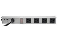 Tripp Lite 4-Outlet Power Strip, 10 ft. Cord, NEMA 5-15P Plug, 12 in.