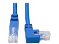 Tripp Lite Cat6 Patch Cable Right-Angled RJ45 UTP Gbe Molded M/M Blue 1ft