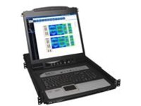 Tripp Lite 8-Port Rack Console KVM Switch built in IP w/ 19" LCD 1U