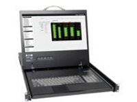 Tripp Lite 8-Port Rack Console Cat5 KVM Switch 1U RM 19&quot; LCD Rackmount