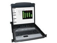 Tripp Lite 8-Port Rack Console KVM Switch w/19" LCD PS2/USB Cables 1U TAA GSA