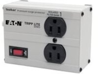 Tripp Lite Isobar Surge Protector Metal 2 Outlet 6' Cord 1410 Joules