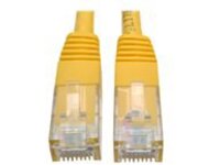 Tripp Lite 7ft Cat6 Gigabit Molded Patch Cable RJ45 M/M 550MHz 24AWG Yellow 7'