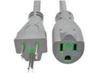 Tripp Lite 15ft Hospital Medical Power Extension Cord 5-15P 5-15R 15A Gray
