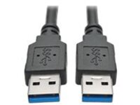 Tripp Lite 3ft USB 3.0 SuperSpeed A/A Cable M/M 28/24 AWG 5 Gbps Black 3&#x27;
