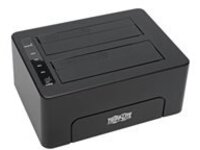 Tripp Lite USB 3.0 SuperSpeed to Dual SATA External Hard Drive Docking Station w/ Cloning 2.5in and 3.5in HDD