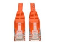 Tripp Lite 2ft Cat6 Snagless Molded Patch Cable UTP Orange RJ45 M/M 2'