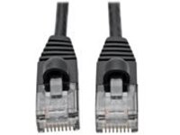 Tripp Lite Cat6a 10G Snagless Molded Slim UTP Network Patch Cable (RJ45 M/M), Black, 3 ft.