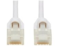 Eaton Tripp Lite Series Safe-IT Cat6a 10G Snagless Antibacterial Slim UTP Ethernet Cable (RJ45 M/M), White, 5 ft. (1.52 m)