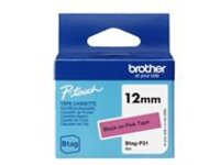 Brother BTAG-P31 - Black on pink