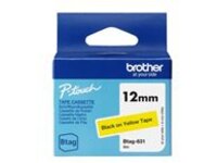 Brother BTAG-631 - Black on yellow