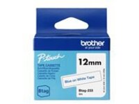 Brother BTAG-233 - Blue on white