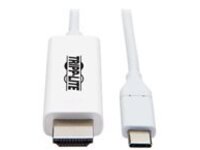 Tripp Lite USB C to HDMI Adapter Cable USB 3.1 Gen 1 4K M/M USB-C White 3ft