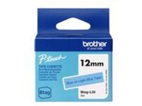 Brother BTAG-L33 - Blue on light blue