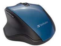 Verbatim Silent Ergonomic Wireless Blue LED Mouse