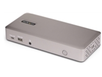 Startech Triple-Monitor USB4 Docking Station, 4K 60Hz HDMI or DisplayPort, 100W Laptop Charging, 2.5GbE, USB-C Multi-Monitor Dock, Driverless