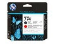 HP 774 - Matte black, chromatic red