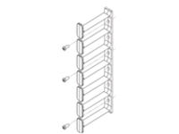 Great Lakes - Rack cable management finger kit (vertical)