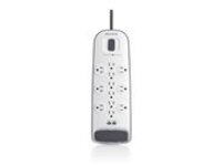 Belkin 12-outlet Surge Protector with 8 ft Power Cord and Ethernet, Cable/Satellite and Telephone Protection